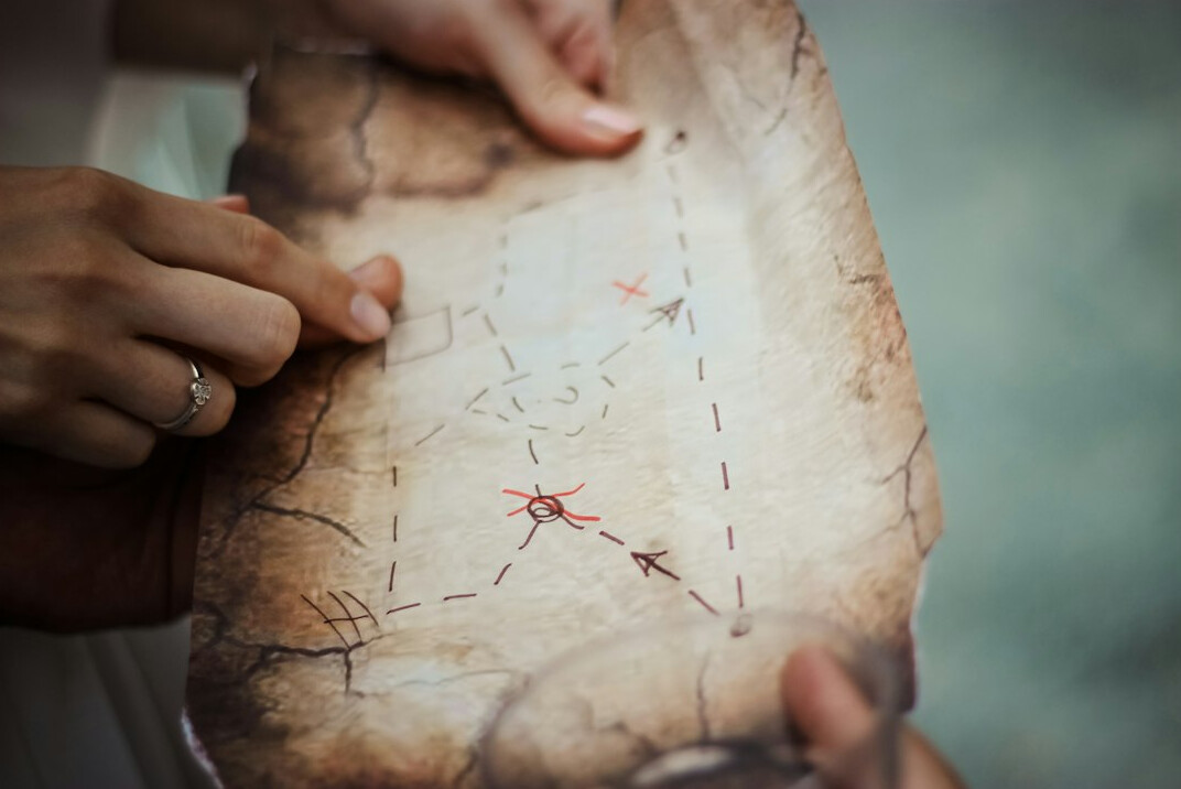 mysterious old map