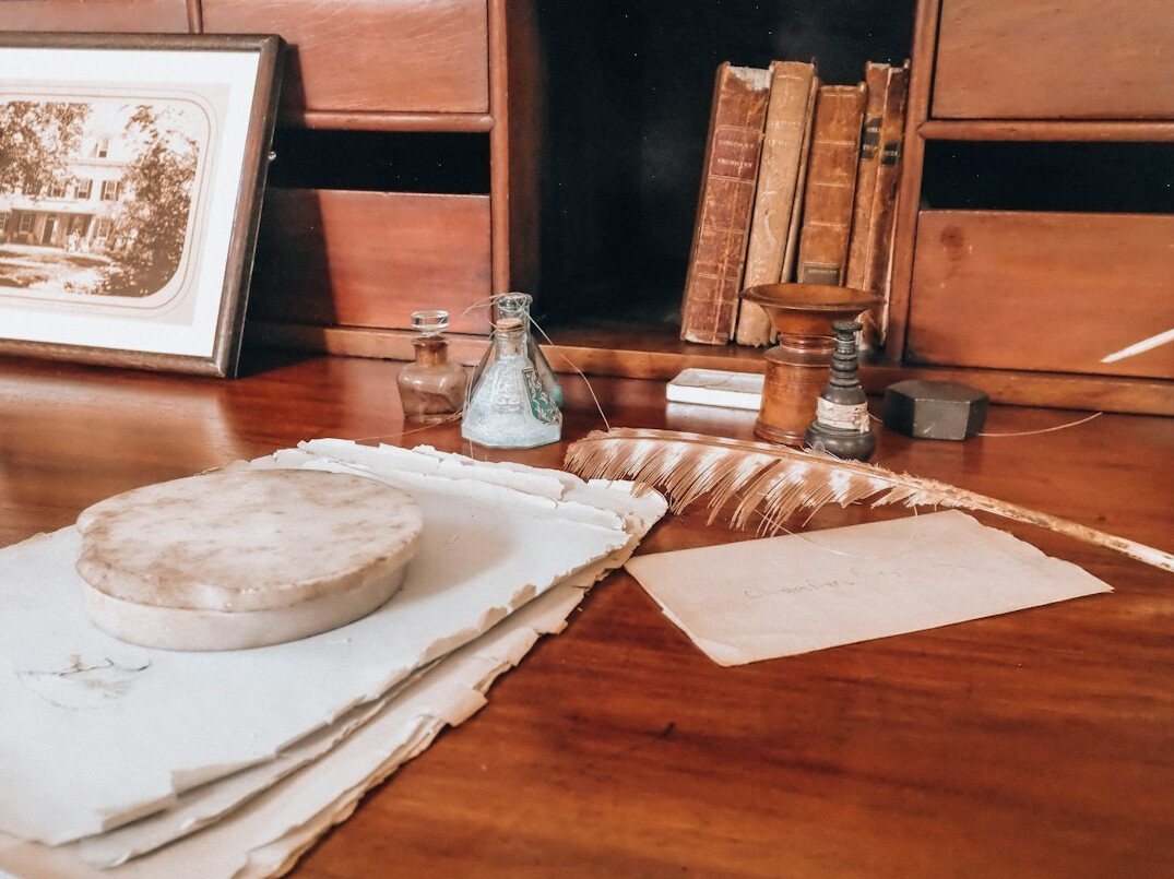 historical conspiracy documents on table